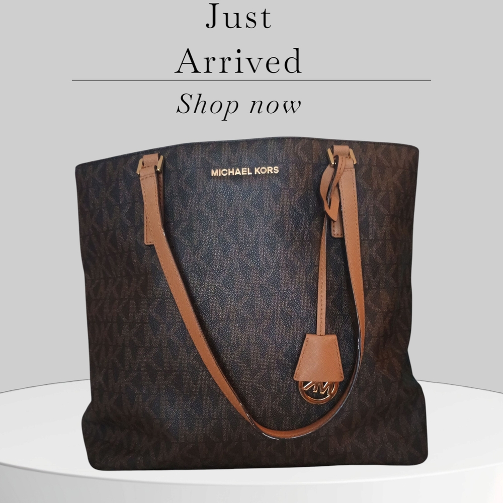 In New Condition Large Michael Kors Signature Logo "Morgan" Tote